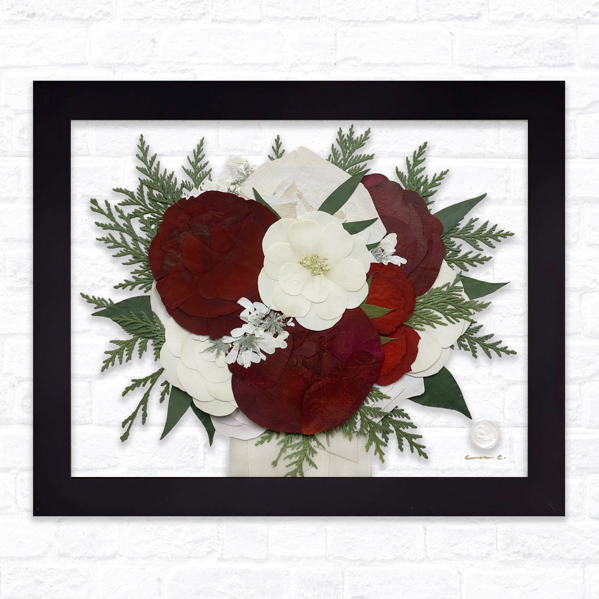 Pressed Flowers - Real Flowers - Float Framed 2024 Flowers - Ramo de Flores