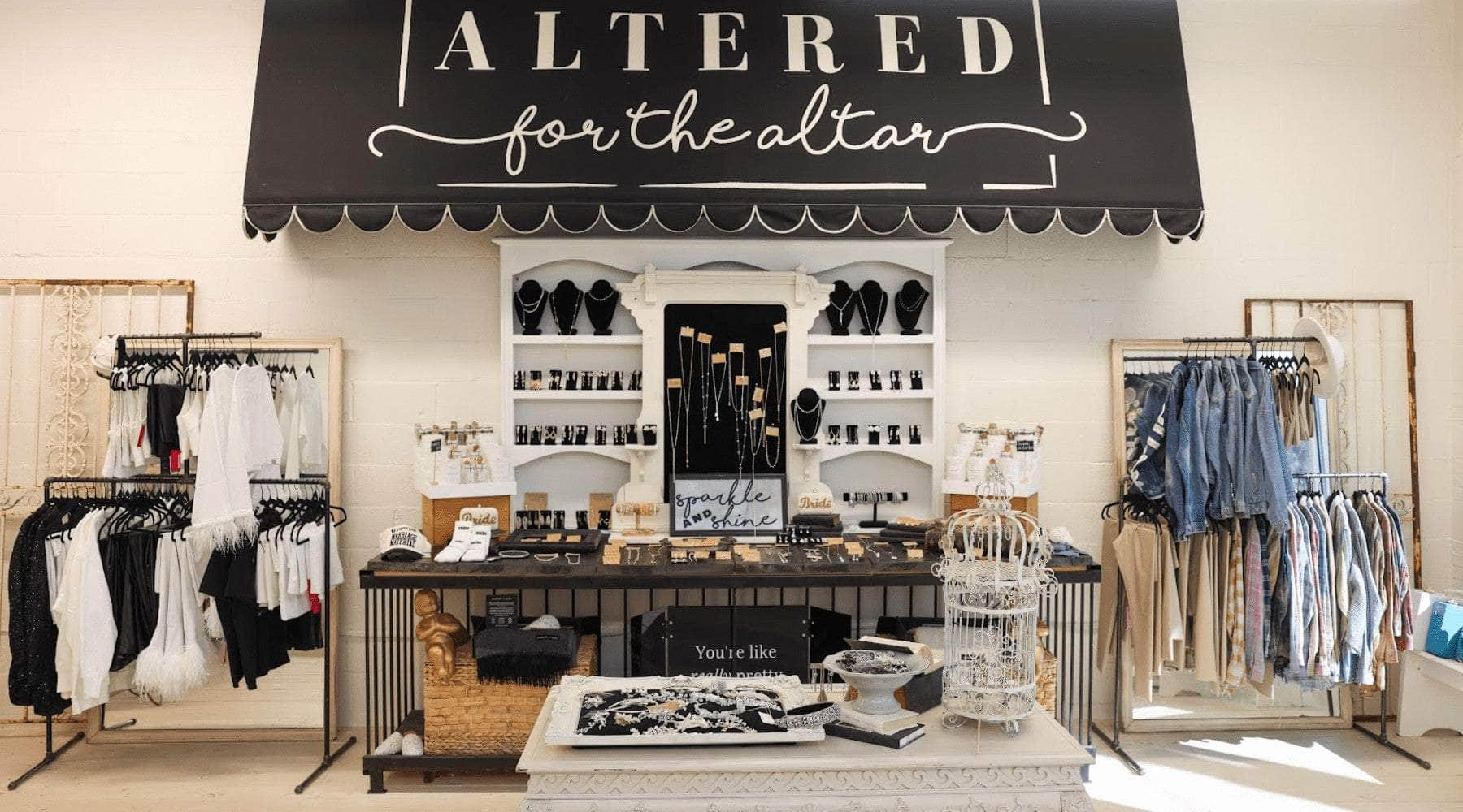 Altered For The Altar Bridal Boutique Featuring Elegant Jewelry, Accessories, And Stylish Apparel. A Chic, Curated Space Offering Bridal Fashion, Wedding Accessories, And Custom Alterations in Dallas. - dbandrea