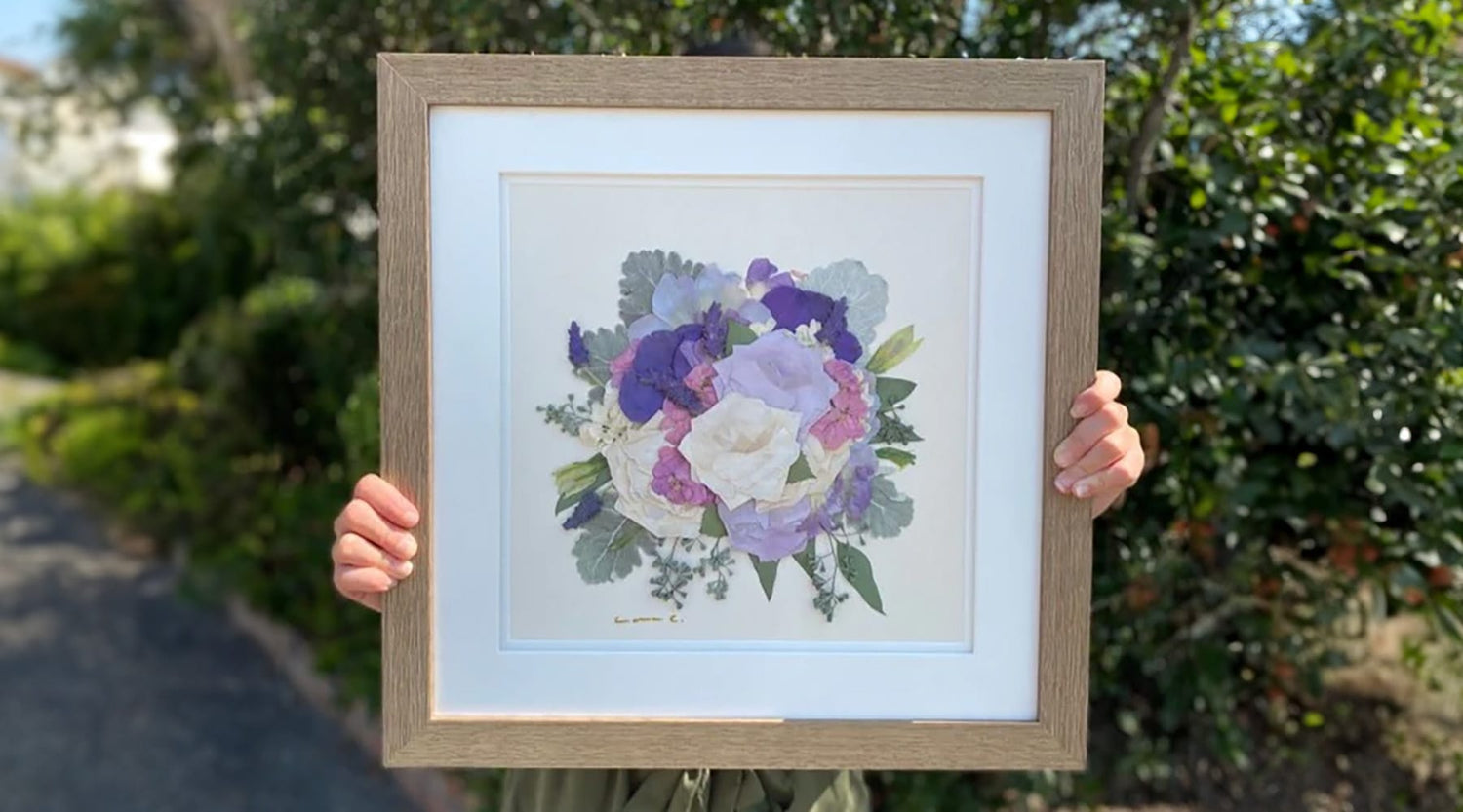 Pressed Wedding Bouquet - DBandrea