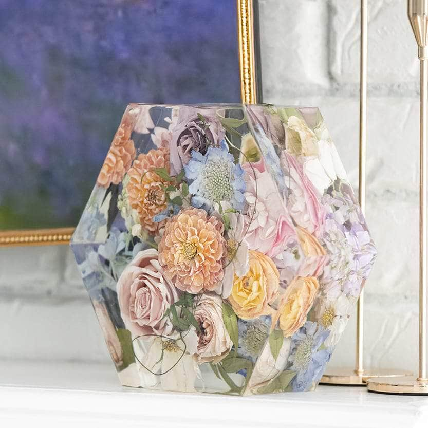 Floral Block Bouquet Preservation - Dbandrea