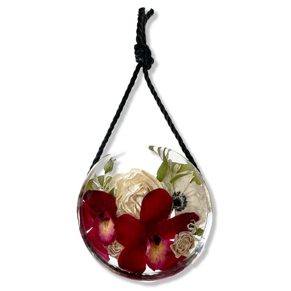 dbandrea Floral Block 6" Hanging Circle