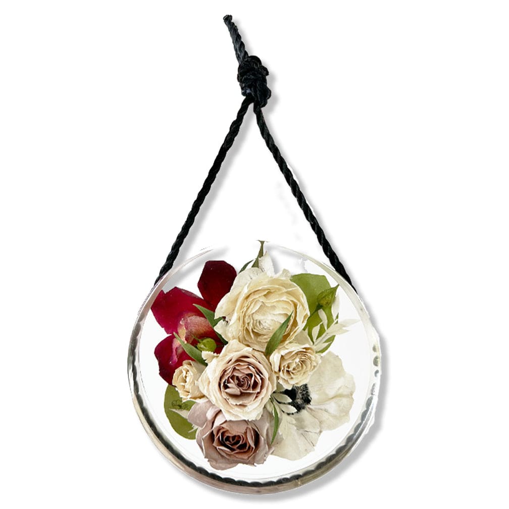 dbandrea Floral Block 6" Hanging Circle