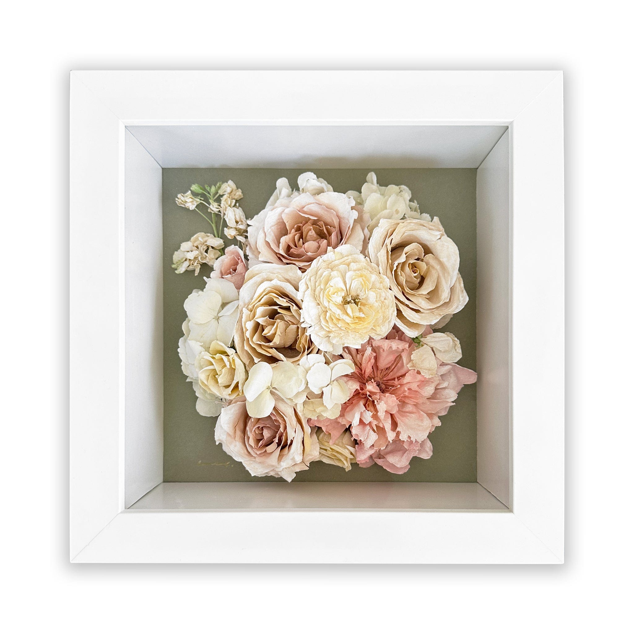 8x8 Sunflower and floral cheapest heart Shadowbox |Shadowbox for special occasions, gifts & decor.